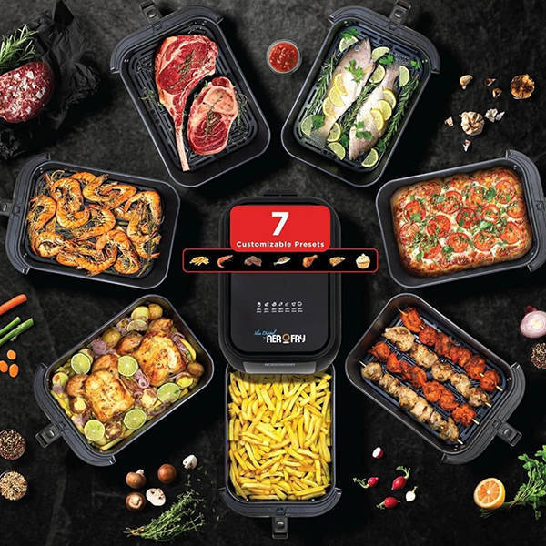 BLACK+DECKER Digital Air Fryer , 8 Liter , 1700 Watt  - SAF80-B5