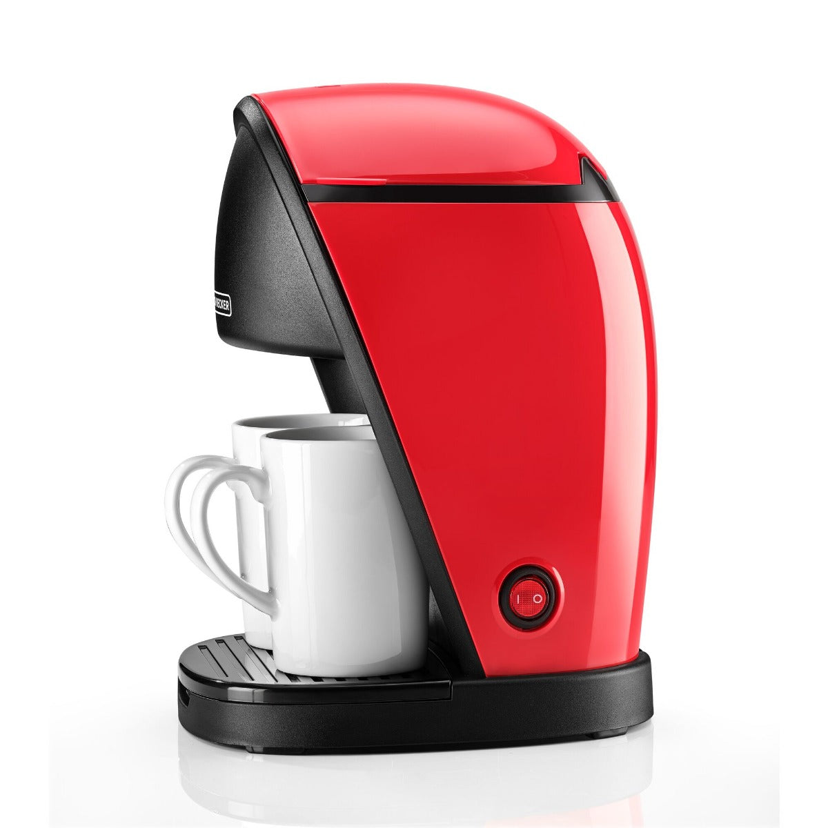 BLACK+DECKER  Espresso Machine , 250 milliliter 2 Cups , Red Black - DCM48-B5