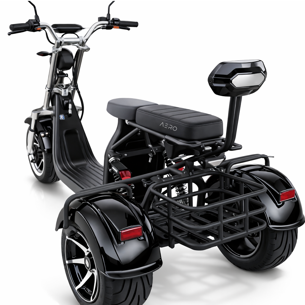 Aero City Coco Electric Scooter HARLEY – 3 Wheels -12 Inch
