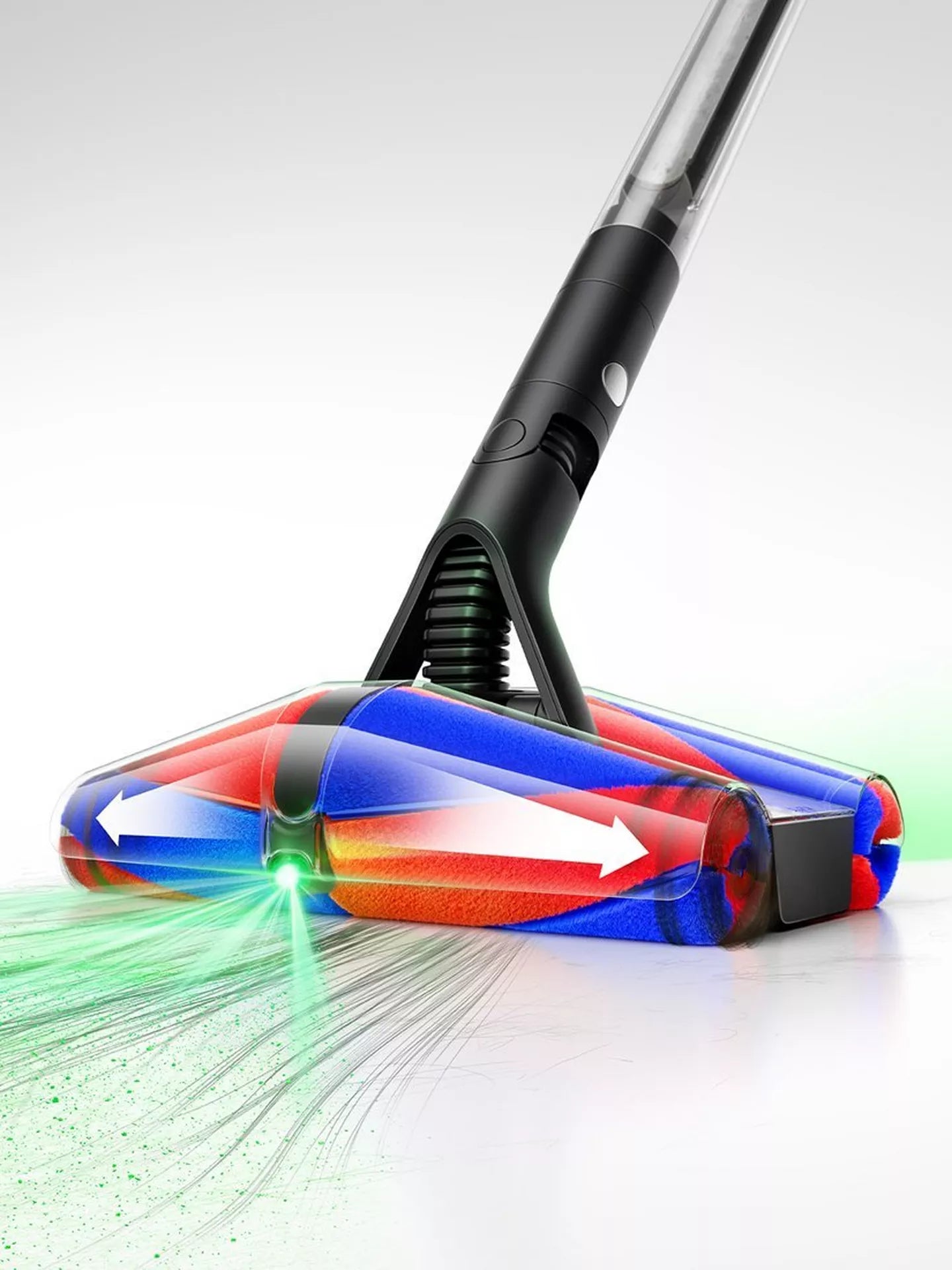 مكنسة دايسون SV50 الكهربائية اللاسلكية بنظام "PencilVac Fluffycones"