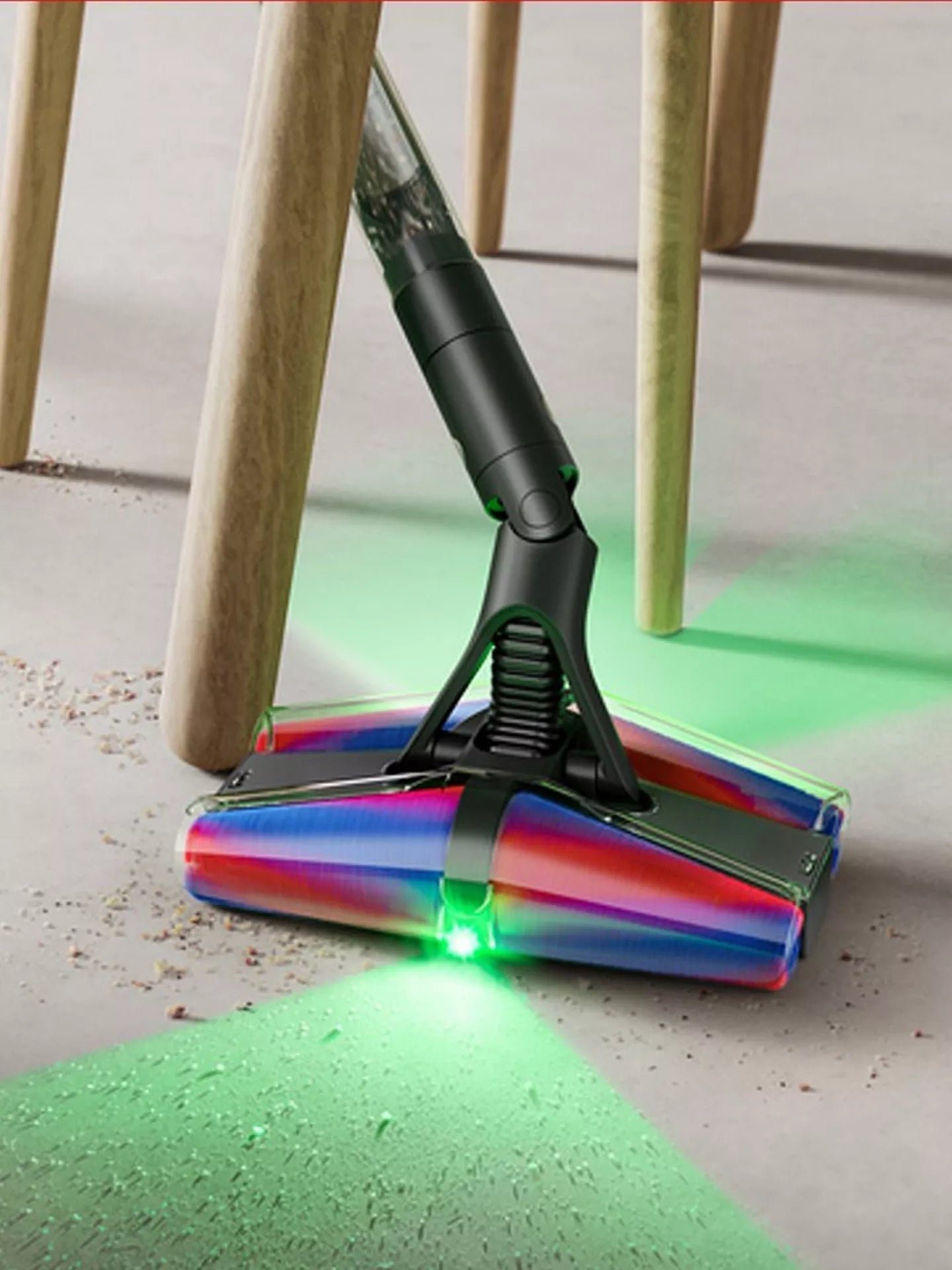 مكنسة دايسون SV50 الكهربائية اللاسلكية بنظام "PencilVac Fluffycones"