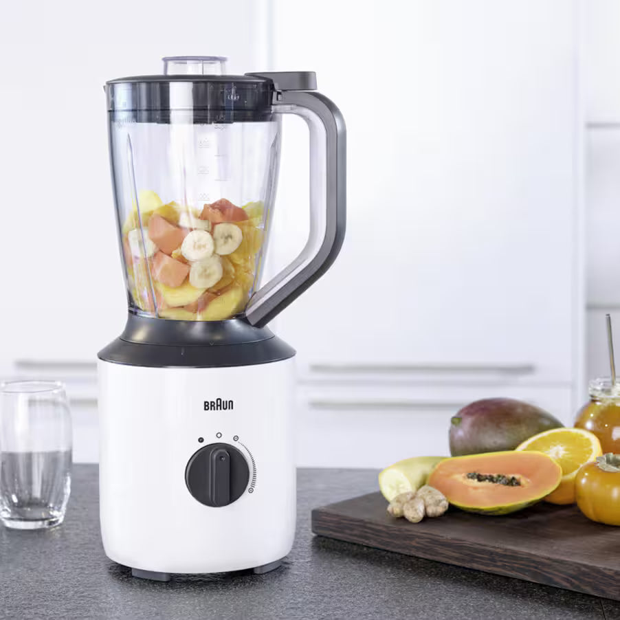 Braun PowerBlend 3 Countertop Blender 1.5 Liter 800 Watt  - JB3150WH