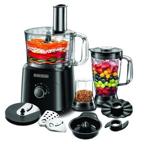 BLACK+DECKER Food Processor , 750 Watt Black - FX775