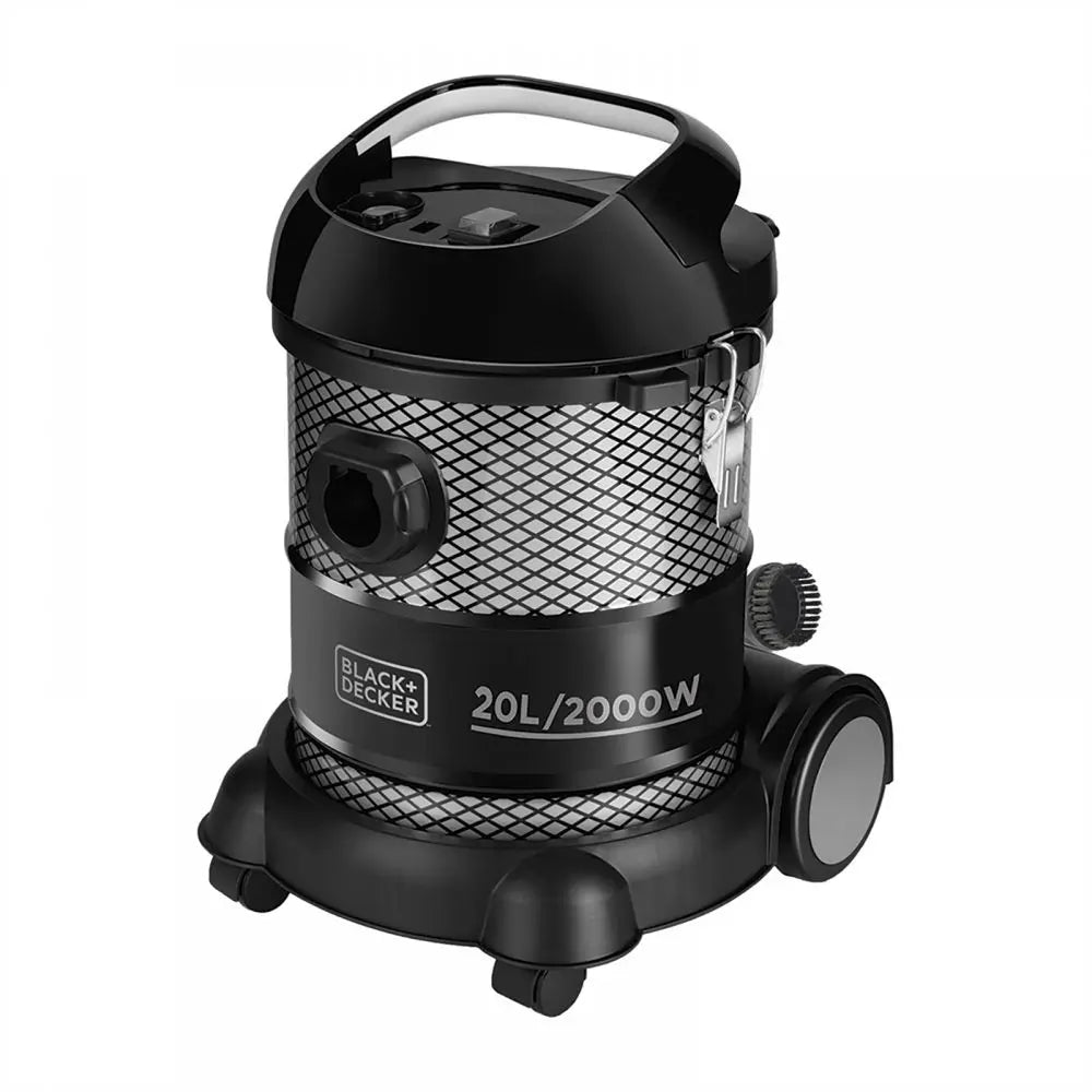 BLACK+DECKER Drum Vacuum Cleaner , Black - BV2000