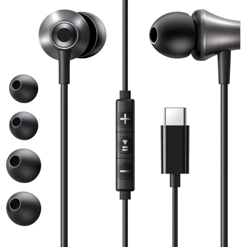 UGREEN In-Ear Earphones with USB-C Connector -  EP105  Black