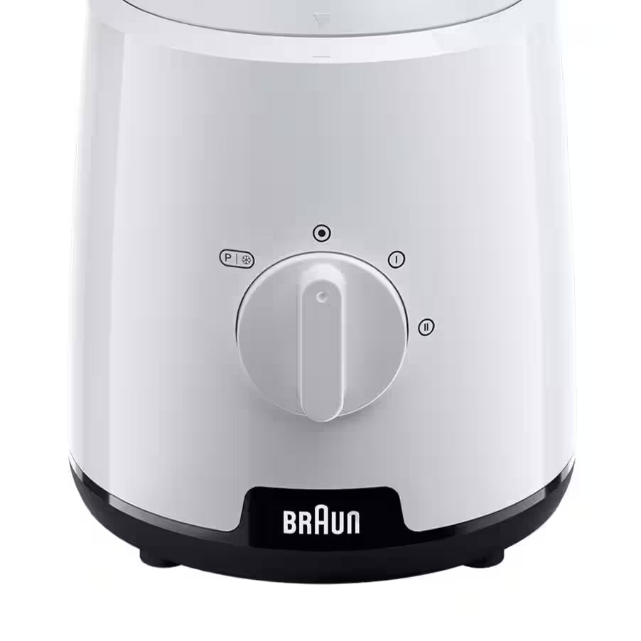 Braun PowerBlend 1 Countertop Blender 1.5 Liter 600 Watt  - JB1015WH