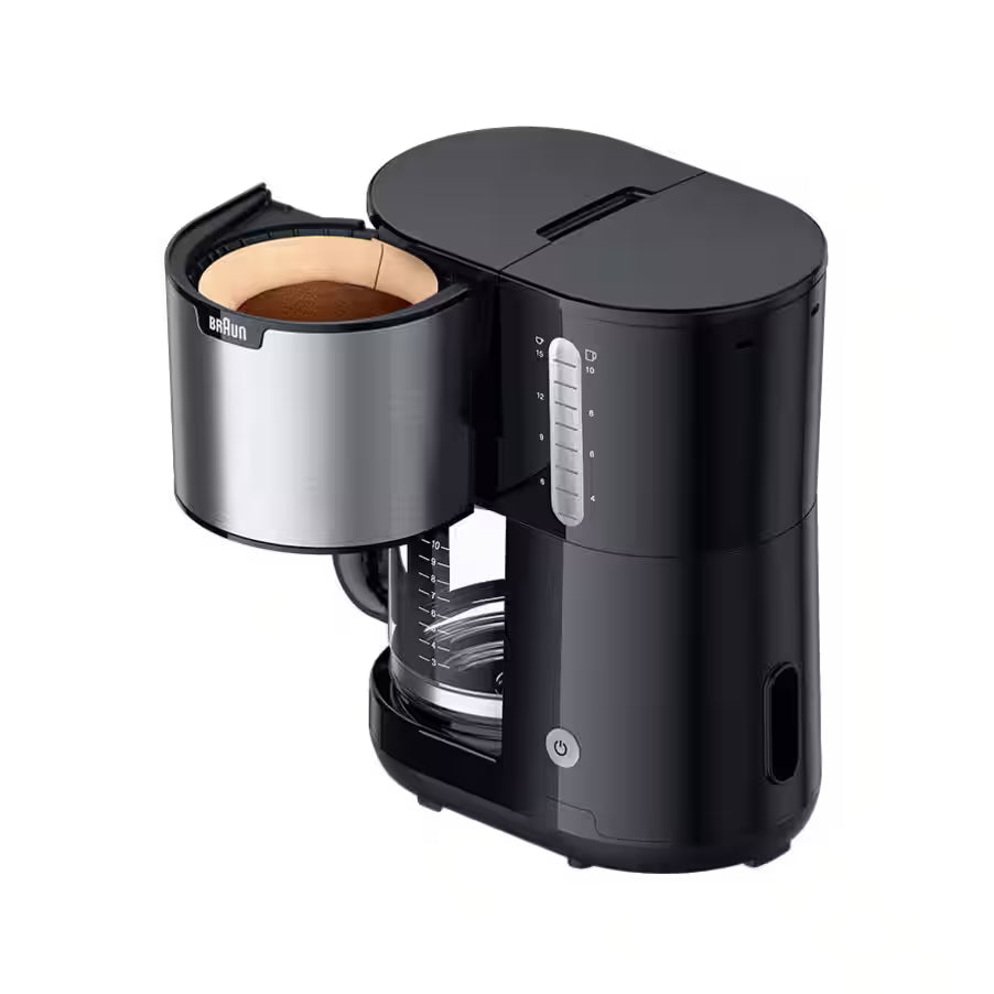 Braun PurShine Drip Coffee Maker , 10 cups 10 Cups 1000 Watt   - KF1500BK