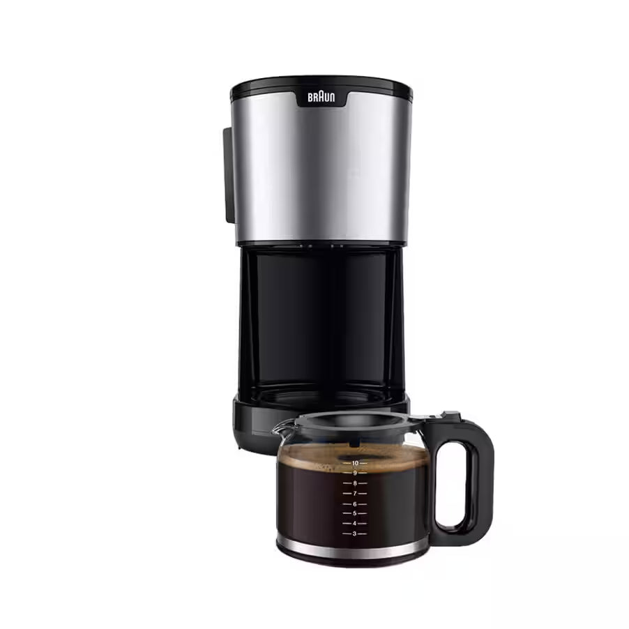 Braun PurShine Drip Coffee Maker , 10 cups 10 Cups 1000 Watt   - KF1500BK