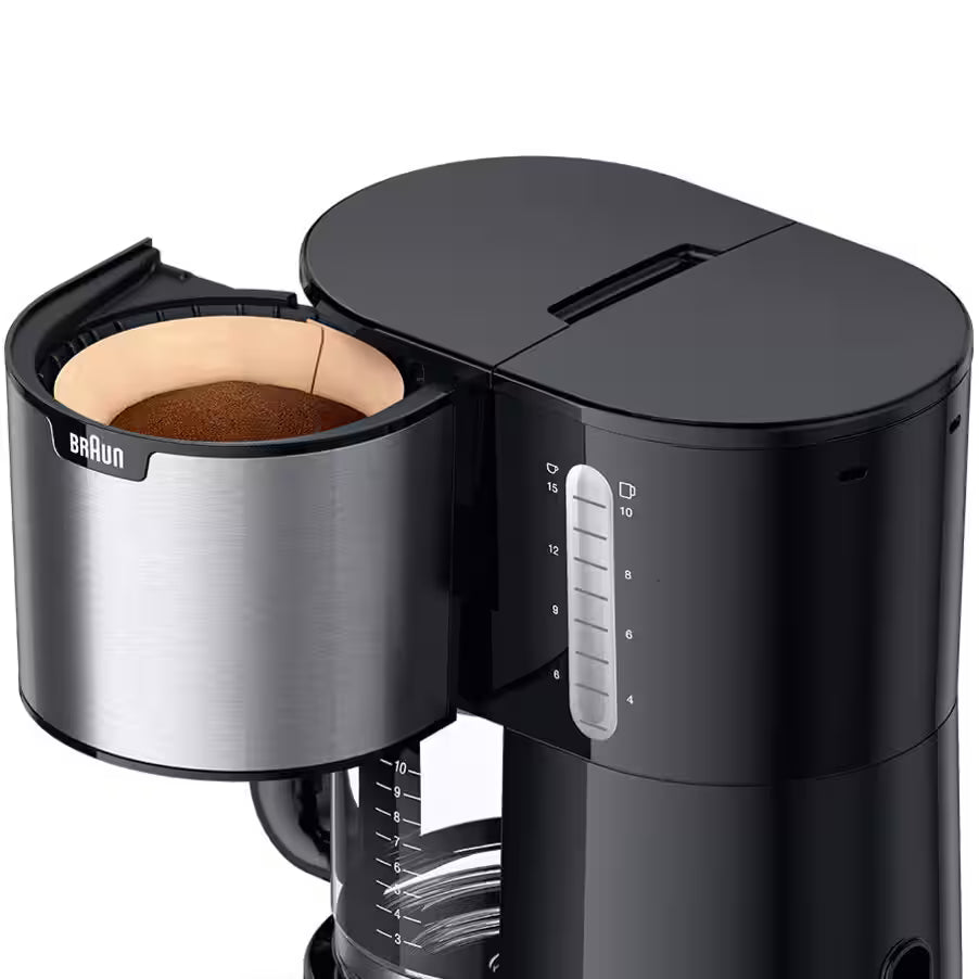 Braun PurShine Drip Coffee Maker , 10 cups 10 Cups 1000 Watt   - KF1500BK