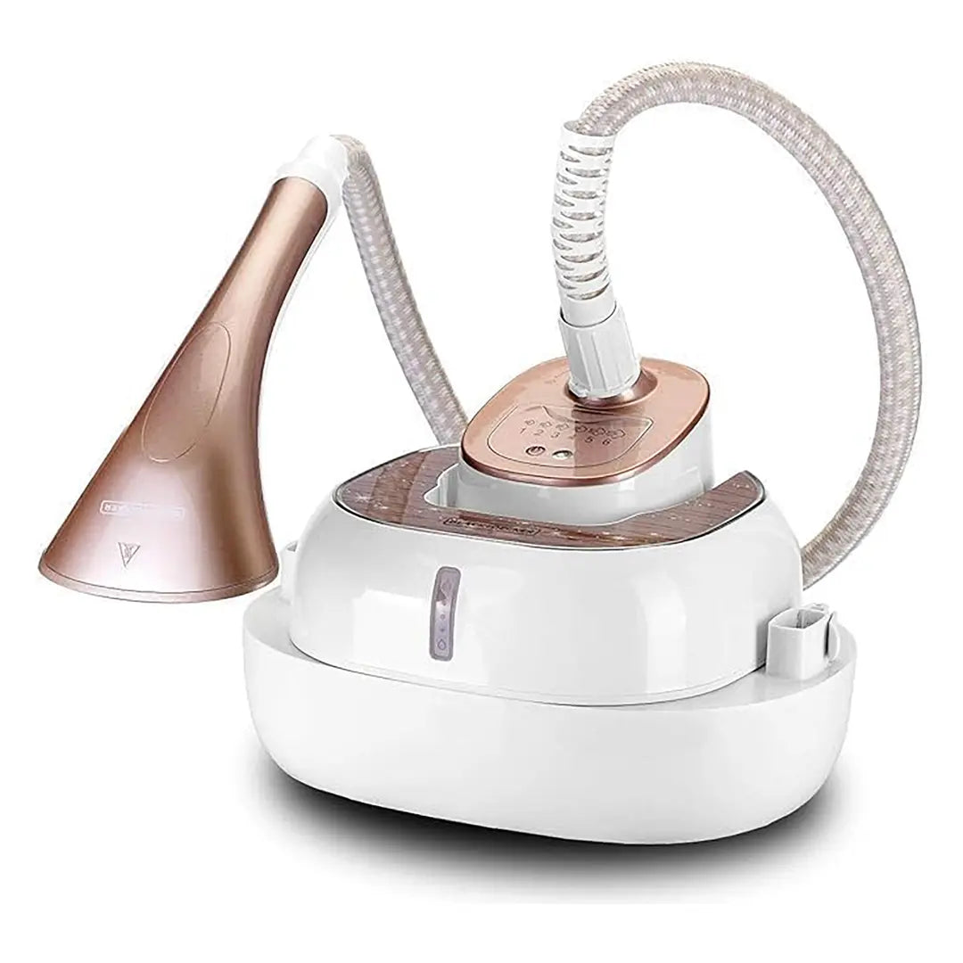 BLACK+DECKER  Garment Steamer , 2 Liter , 2000 Watt , White Rose Gold - GSTD2075
