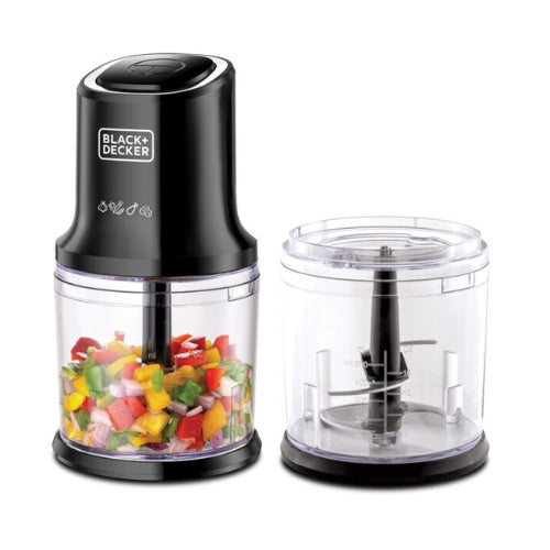 BLACK+DECKER Electric Chopper 500 milliliter , 500 Watt Black - FC500J