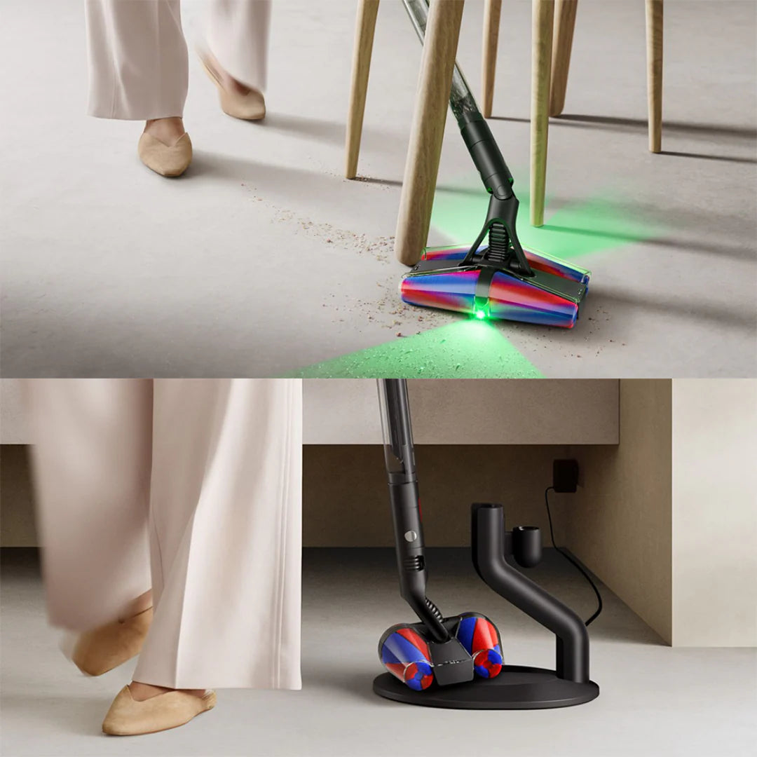 مكنسة دايسون SV50 الكهربائية اللاسلكية بنظام "PencilVac Fluffycones"