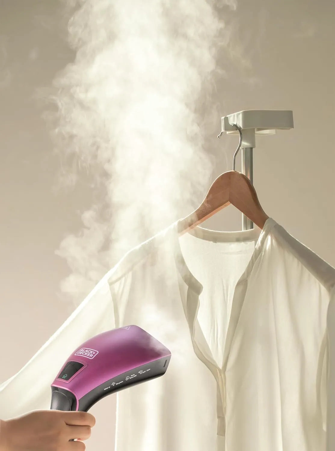 BLACK+DECKER  Steam Iron , 1600 Watt , Black - HSTD1600-B5