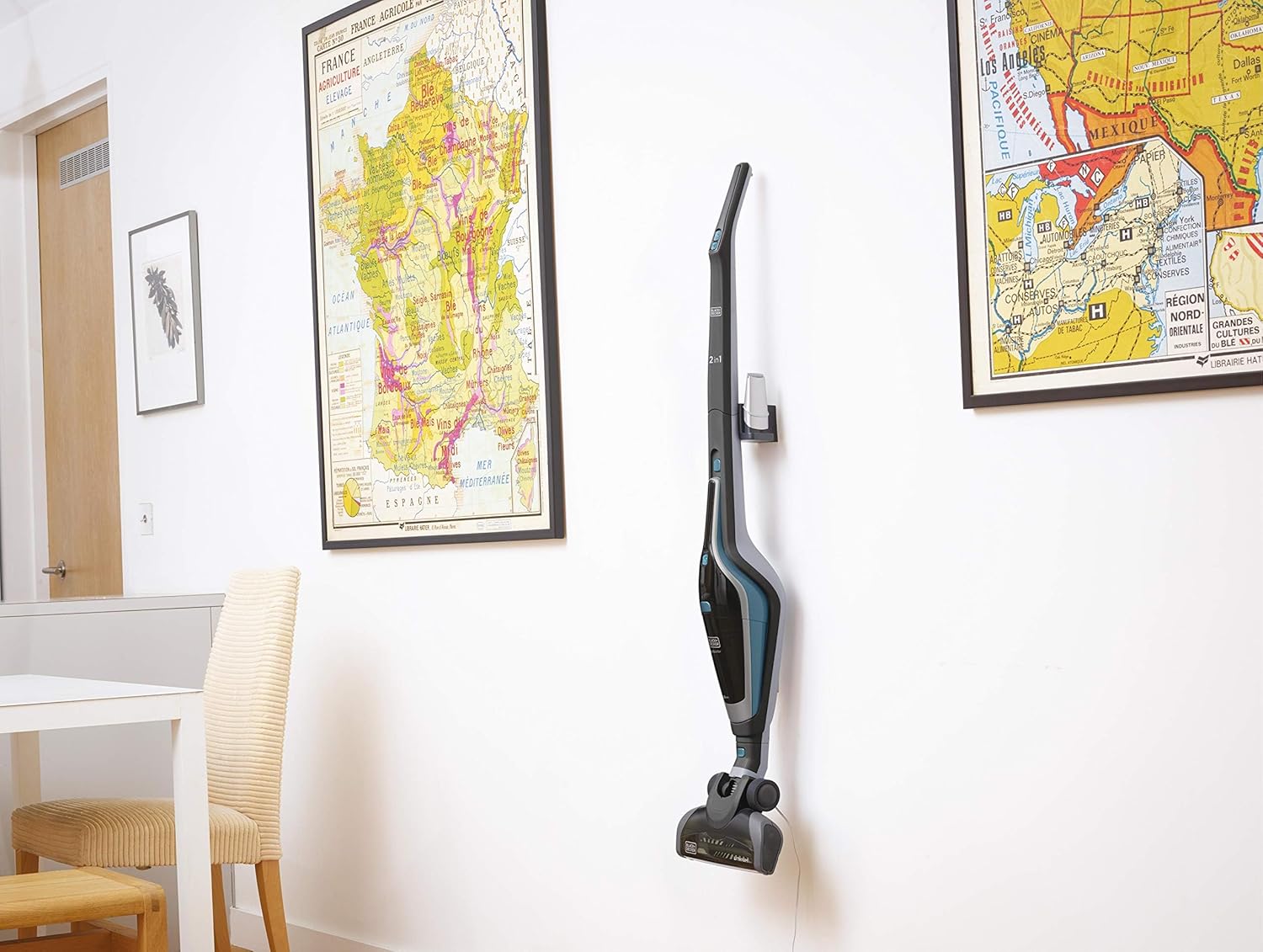 BLACK+DECKER 2 in 1 Stick Vacuum Cleaner , 28.8 Watt , Multi Color - SVA420B