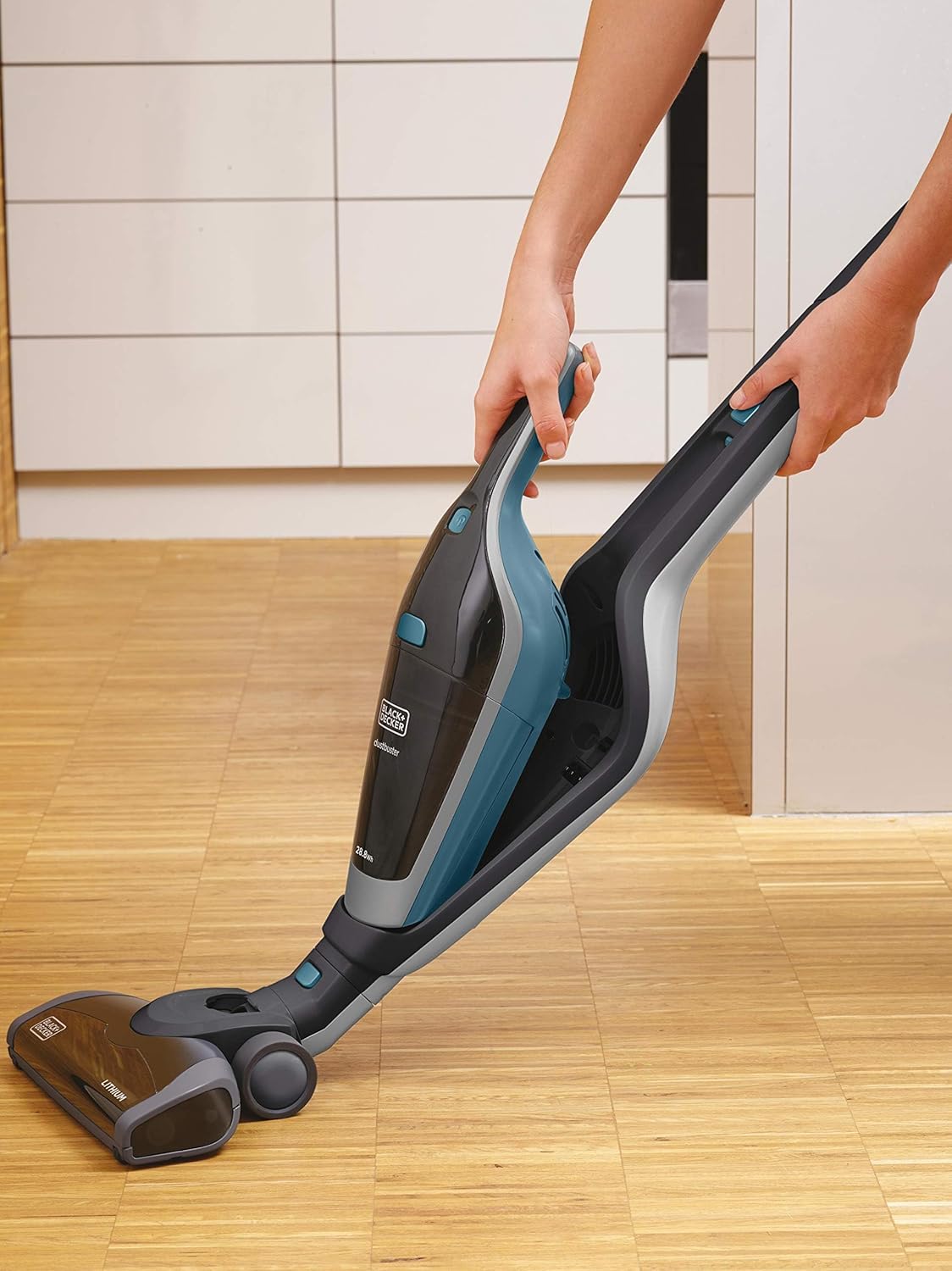 BLACK+DECKER 2 in 1 Stick Vacuum Cleaner , 28.8 Watt , Multi Color - SVA420B