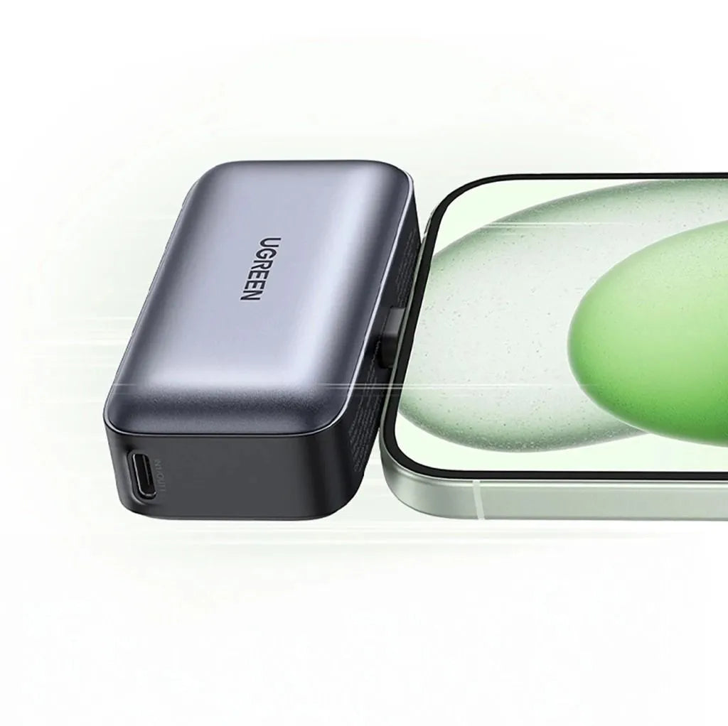 UGREENU  5000mAh powerbank with USB-C port and integrated USB-C connector PB503