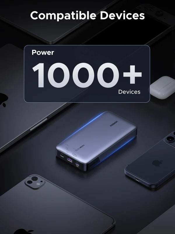 UGREEN 25000mAh 145W Two-way Fast Charging Power Bank- PB205  Black