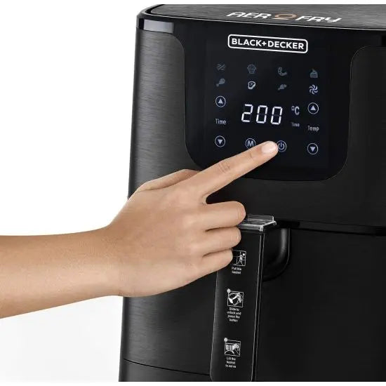 BLACK+DECKER  Digital Air Fryer , 4.3 Liter  AF700