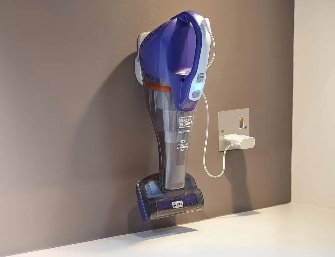 BLACK+DECKER Handheld Vacuum Cleaner , Purple - DVB315JP