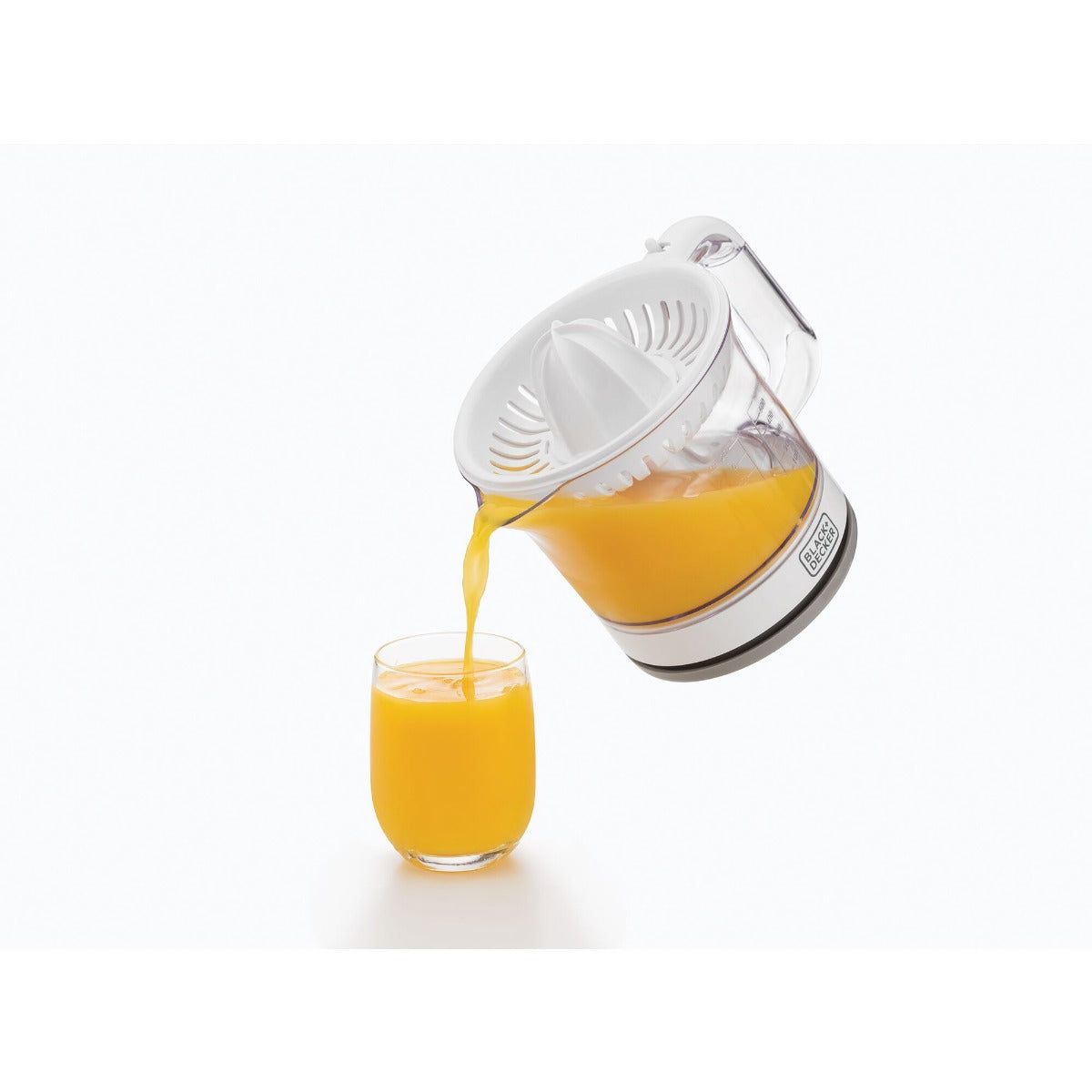 BLACK+DECKER  Electric Citrus Juicer , 600 milliliter 25 Watt White - CJ675-B5