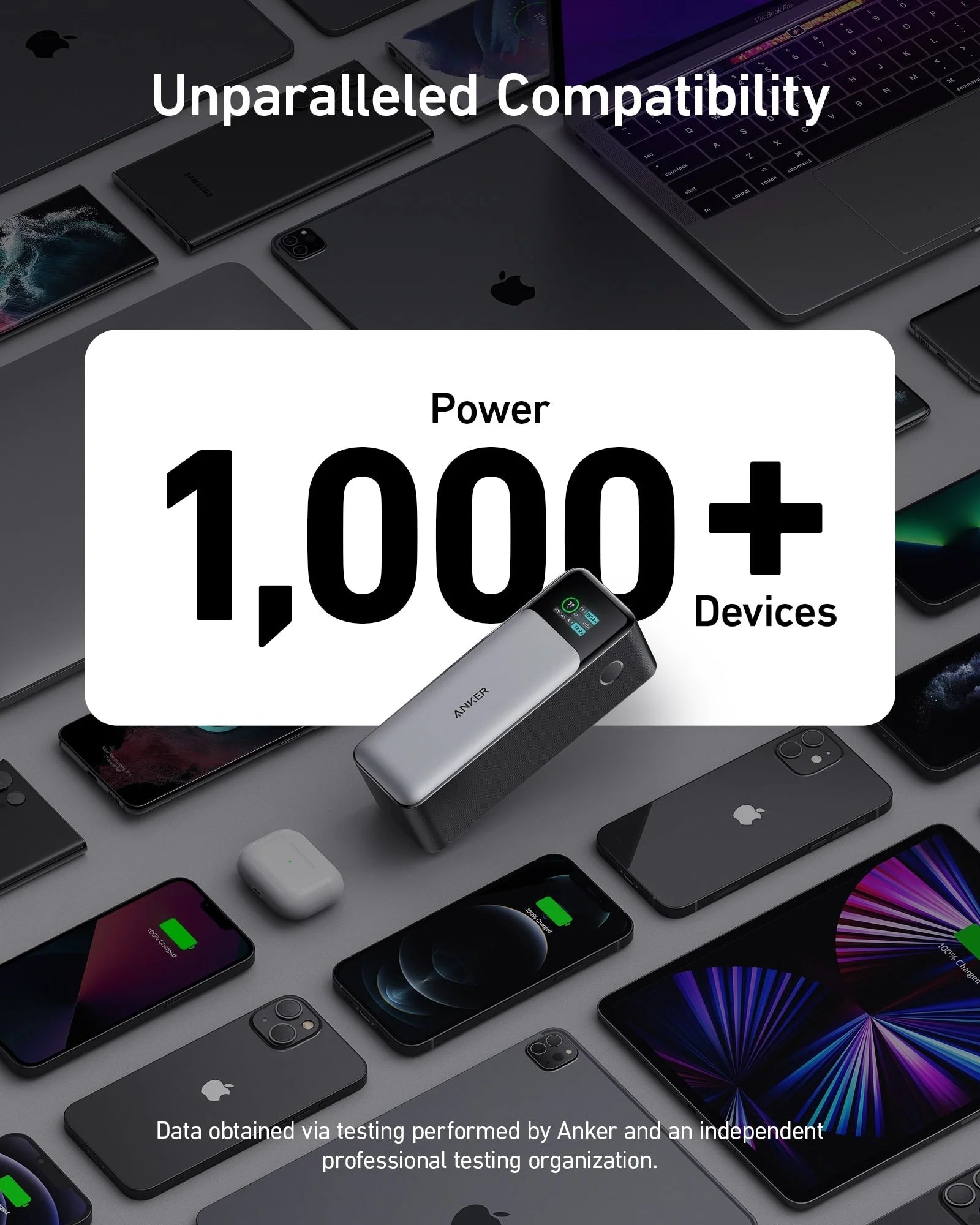 بنك الطاقة ANKER 737 بسعة 24K وقوة 140 واط