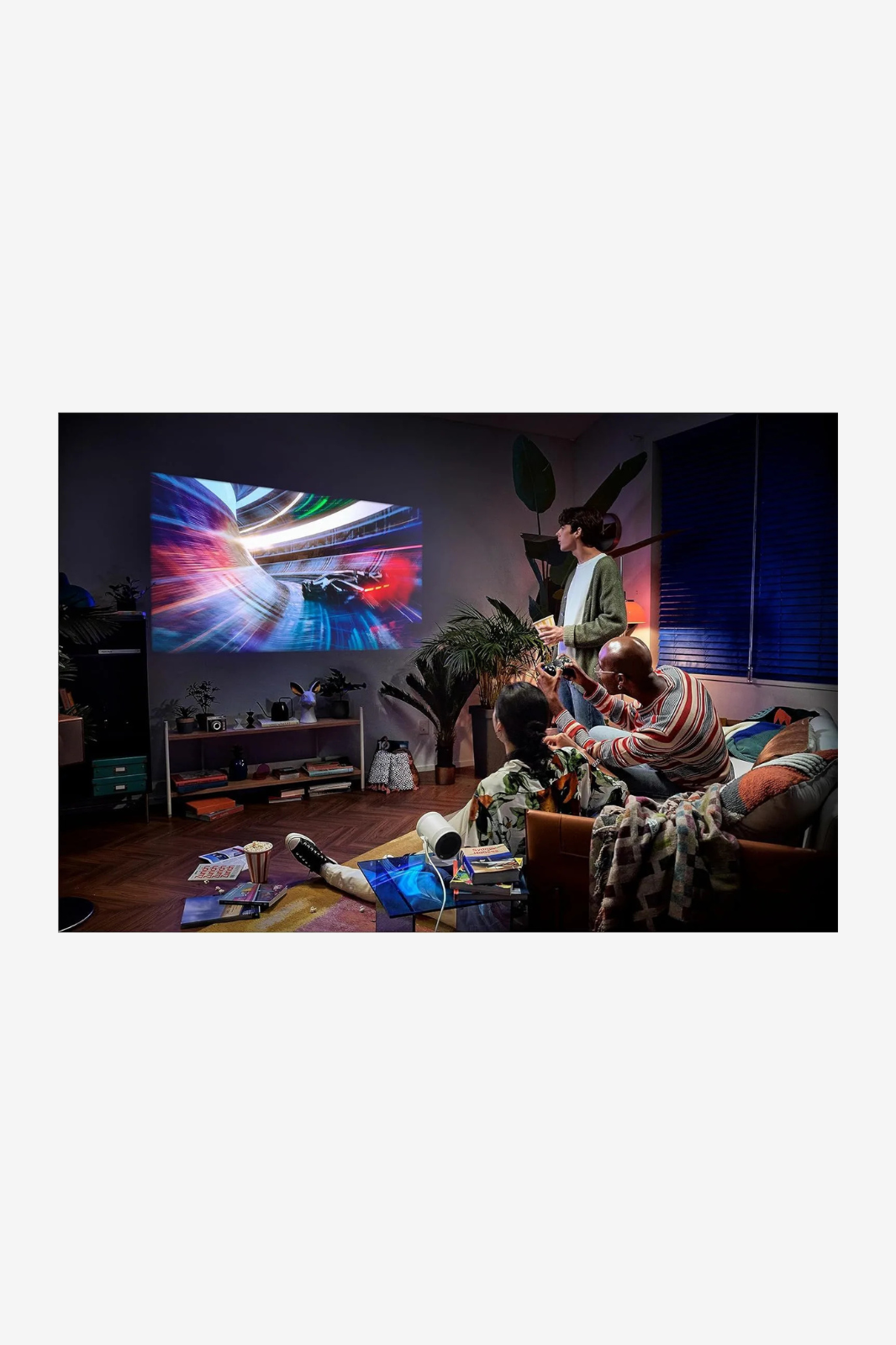 Samsung The Freestyle DLP Projector, White - LFF3C