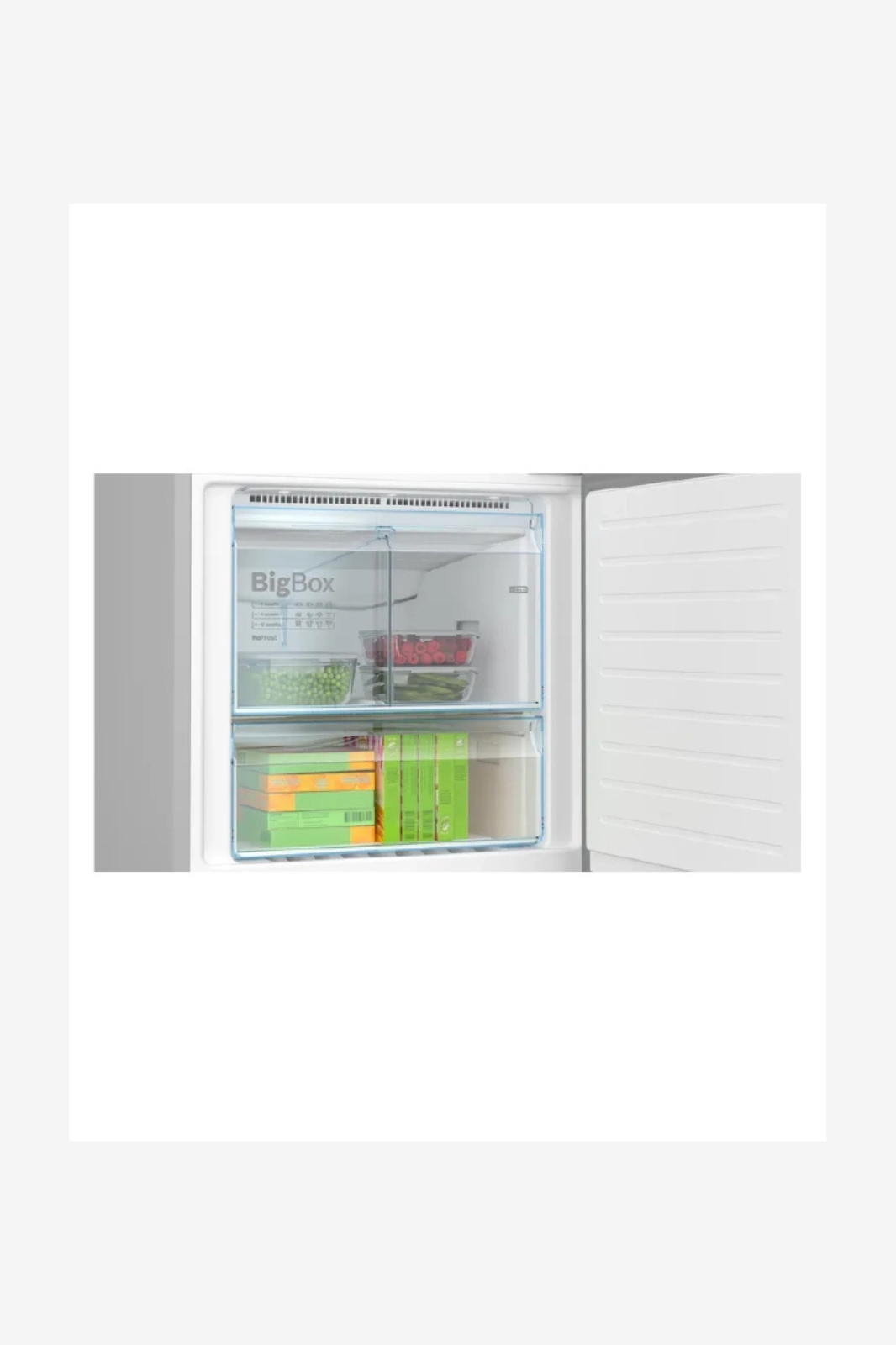 BOSCH refrigerator, 505 litres, combi, digital silver model, KGN56CI30U
