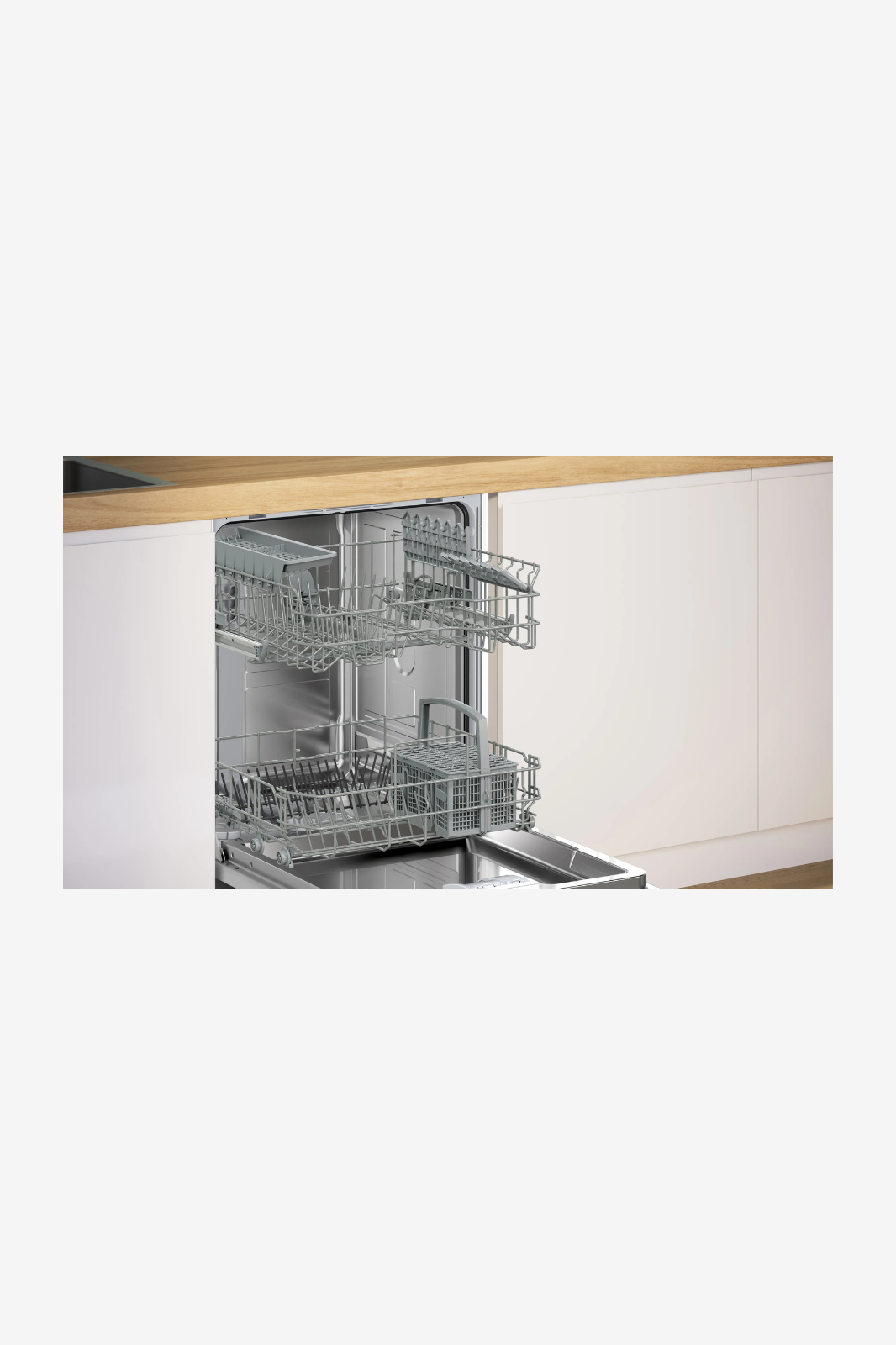 BOSCH Series 2 Built-in Dishwasher, 13 Place Settings, 60cm, White – SMV26DX00T