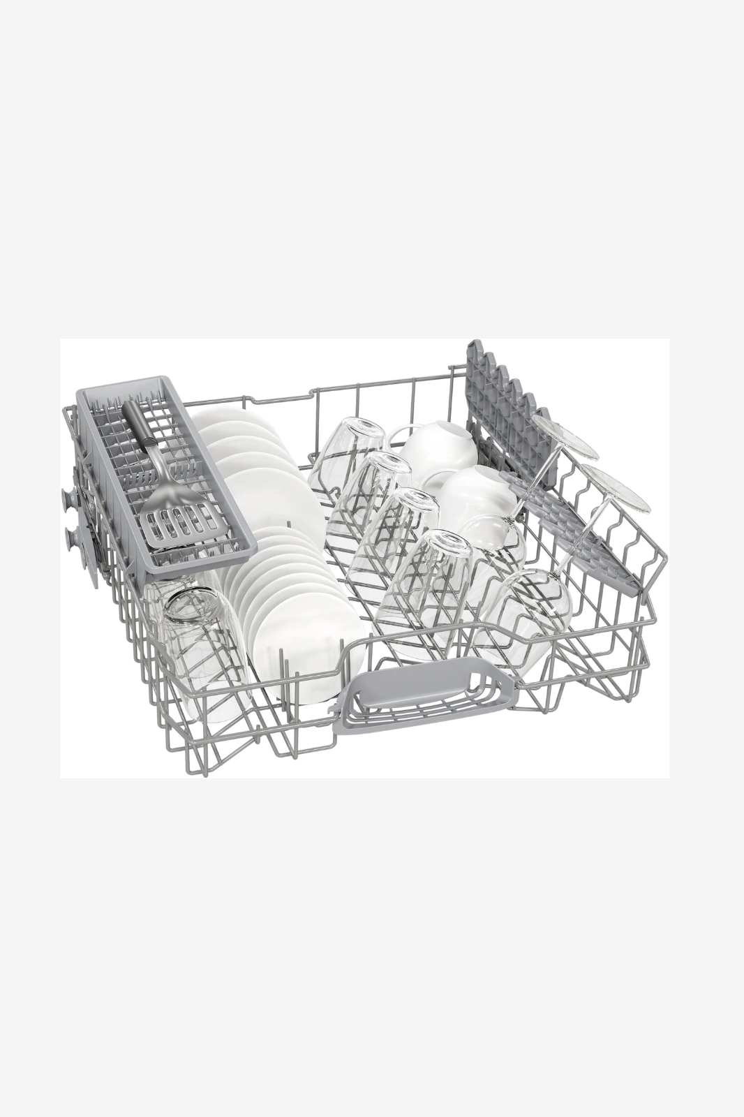 BOSCH Series 2 Built-in Dishwasher, 13 Place Settings, 60cm, White – SMV26DX00T