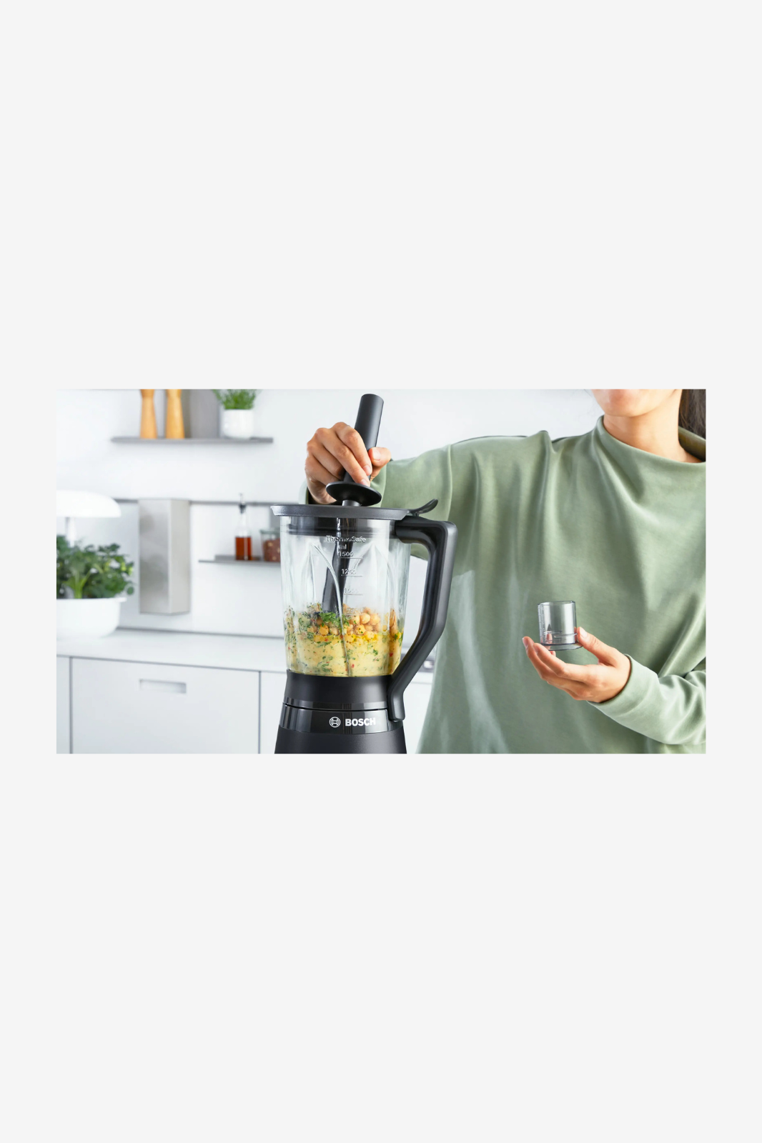 BOSCH VitaPower 1200W Blender, Black Glass, MMB6172B