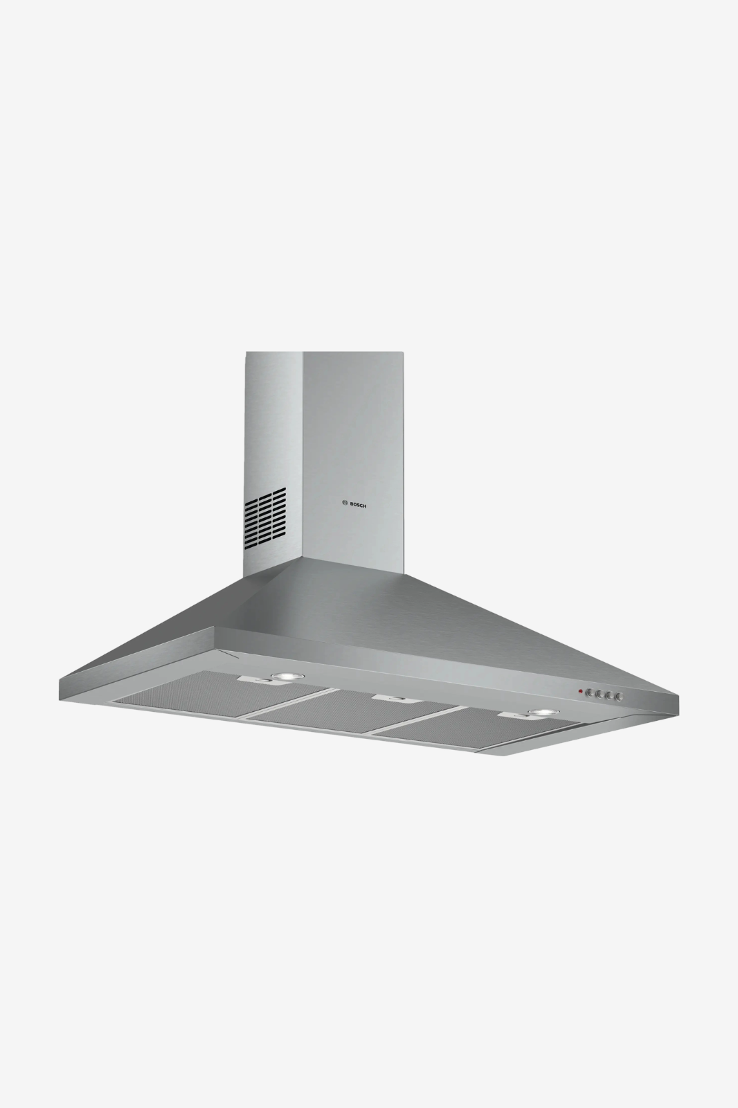 BOSCH Built-in Series 2 Pyramid Cooker Hood, 90cm, 3 Speeds, Stainless Steel – DWP94CC50T