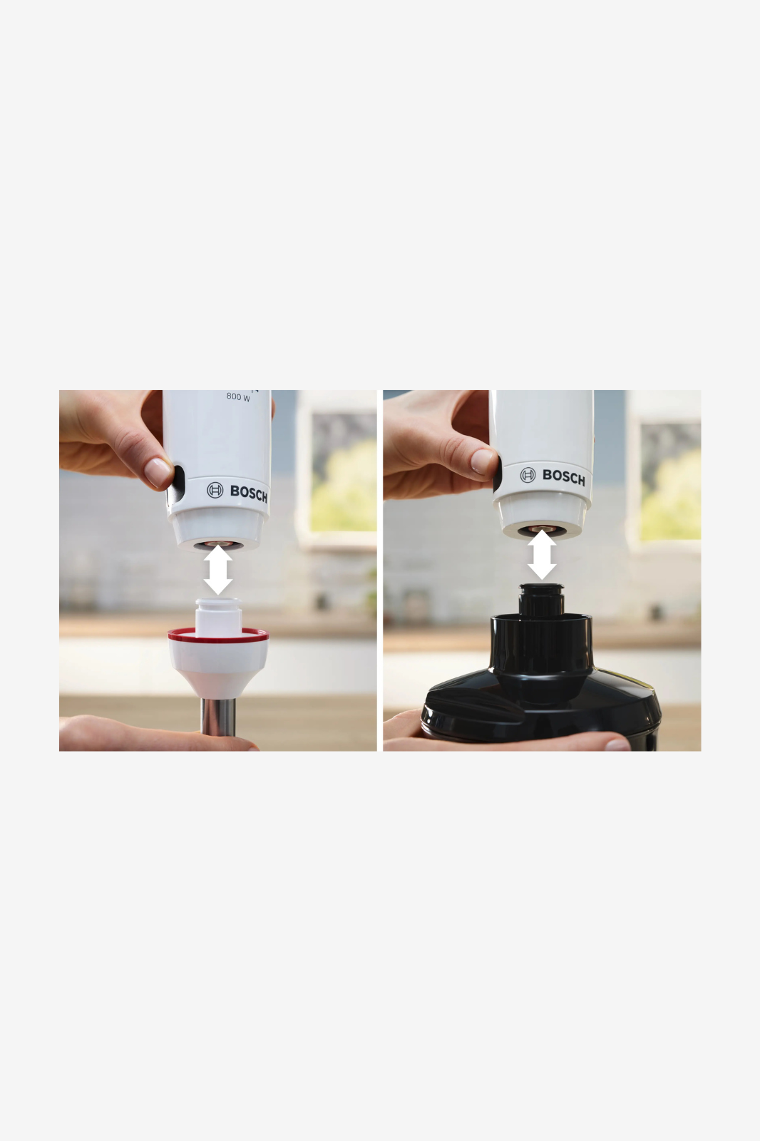 BOSCH Hand blender  800 Watt ErgoMaster with accessories white x black MSM4W420