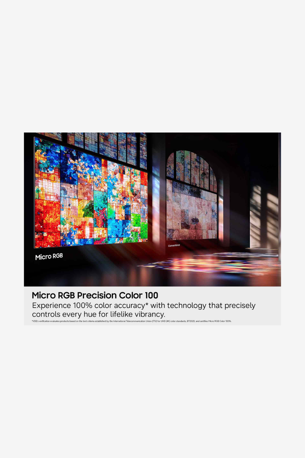 Samsung Class Micro 4K RGB R95H Vision AI Smart TV