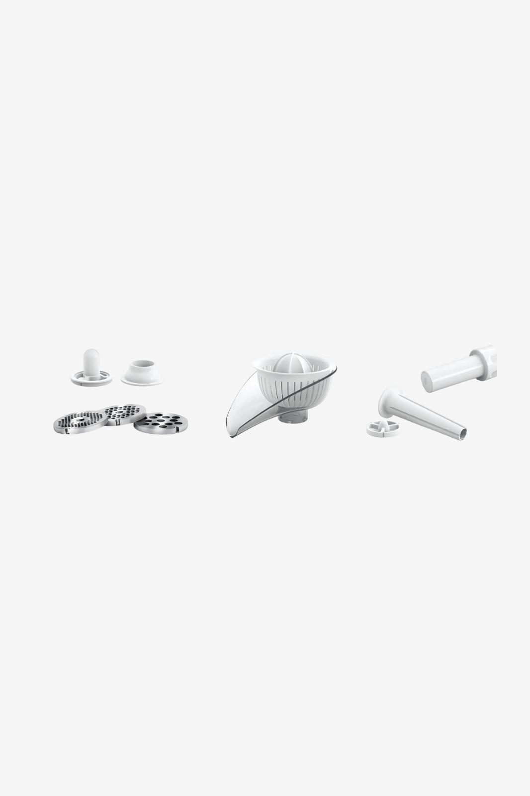 BOSCH Compact Power Meat Grinder, 1600 Watt, White / Red – MFW3630I