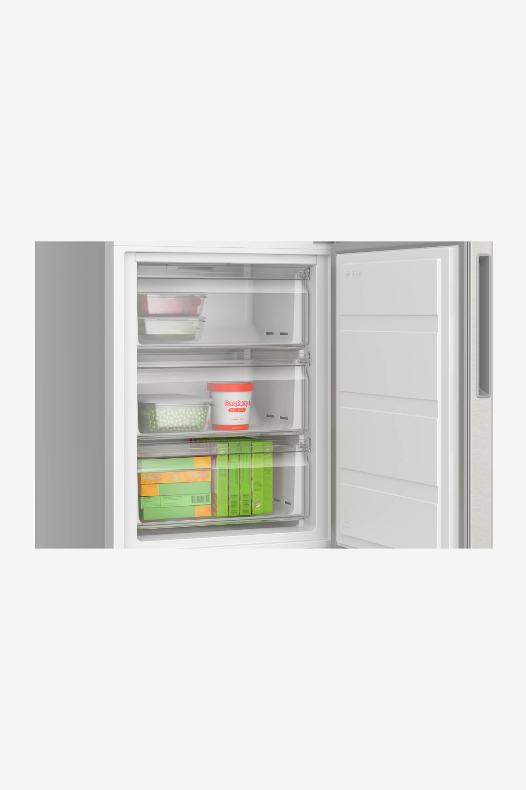 BOSCH Digital No Frost Refrigerator, 330 Liter, Silver – KGN39NLEE8