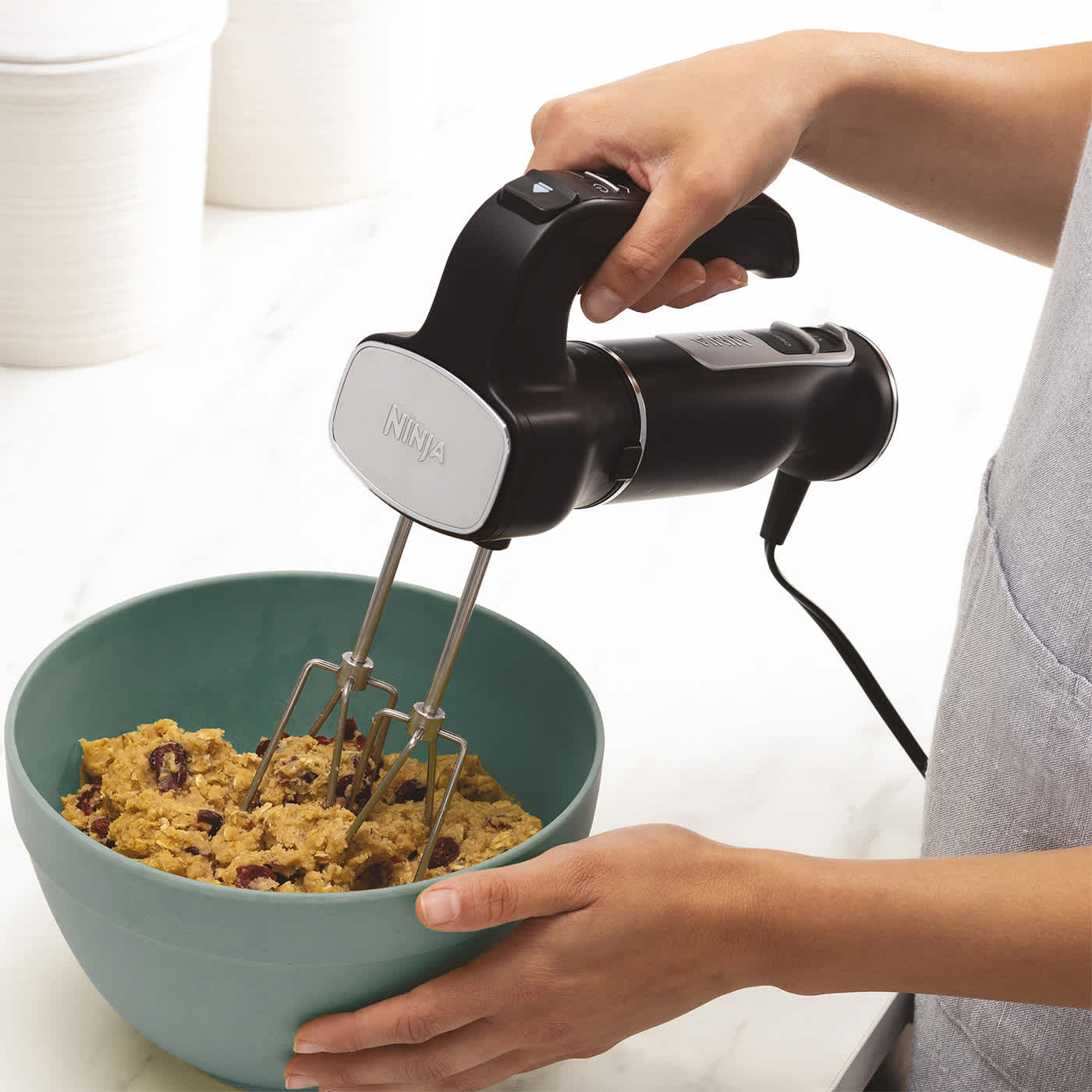 Ninja Foodi 3-in-1 Hand Blender, Mixer & Chopper CI100