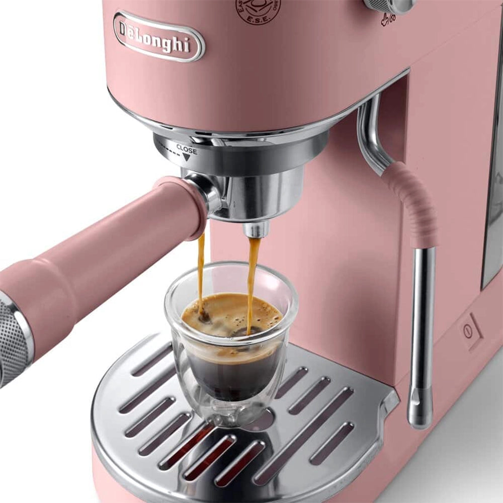 Delonghi Barista Duo Dedica Espresso Machine , 1 Liter 2 Cups  - EC890