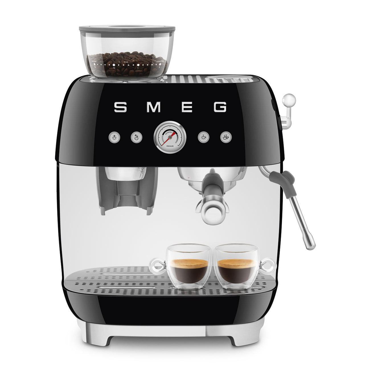 ماكينة تحضير قهوة الإسبريسو اليدوية من Smeg طراز EGF03