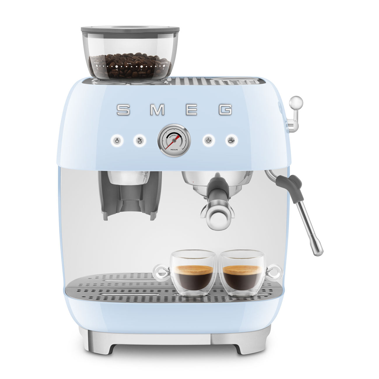 ماكينة تحضير قهوة الإسبريسو اليدوية من Smeg طراز EGF03