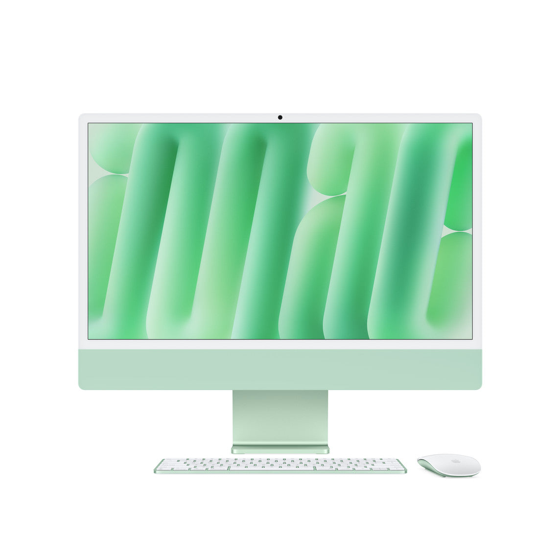 Apple iMac مقاس 24 بوصة بشريحة M4 و10 نوى لوحدة المعالجة المركزية و10 نوى لوحدة معالجة الرسوميات وذاكرة موحدة سعة 24 جيجابايت وقرص تخزين 512 جيجابايت