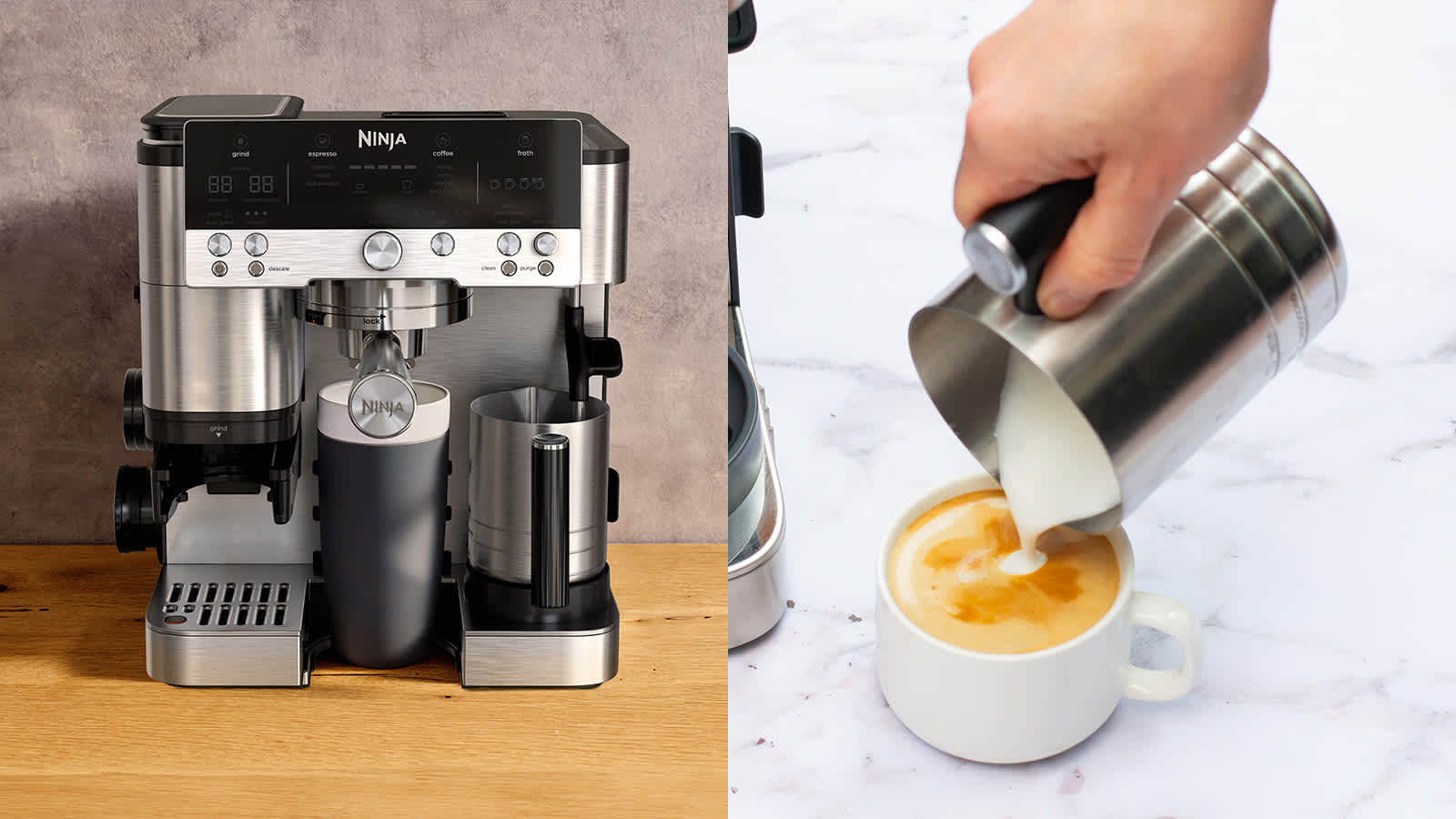 ماكينة تحضير الإسبريسو Ninja Luxe Café Premier ES601