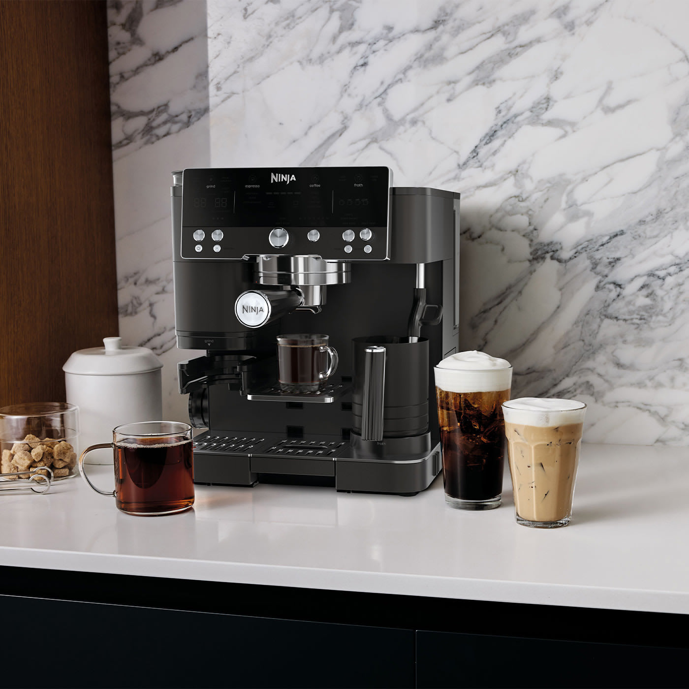ماكينة تحضير الإسبريسو Ninja Luxe Café Premier ES601