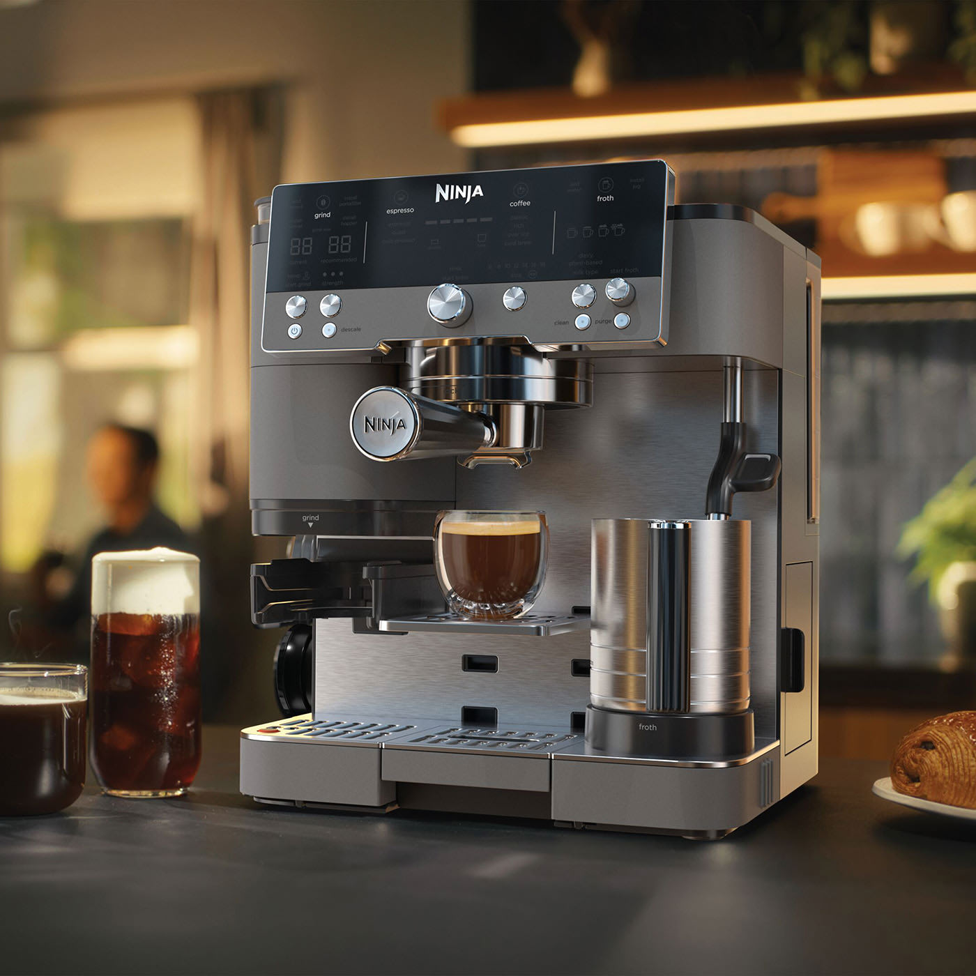ماكينة تحضير الإسبريسو Ninja Luxe Café Premier ES601