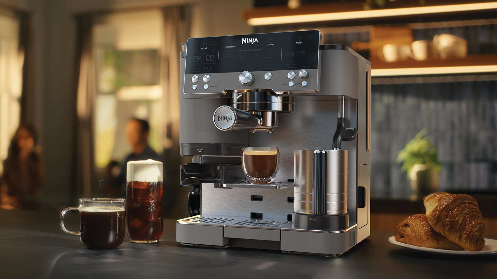 ماكينة تحضير الإسبريسو Ninja Luxe Café Premier ES601