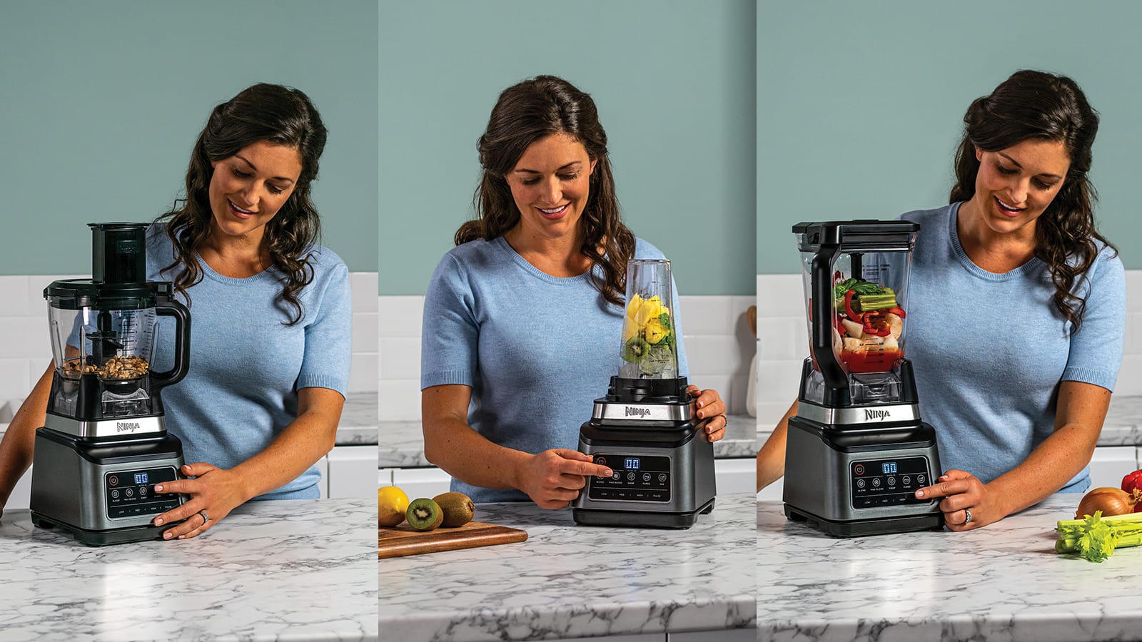 Ninja 3-in-1 Food Processor with Auto-IQ BN801