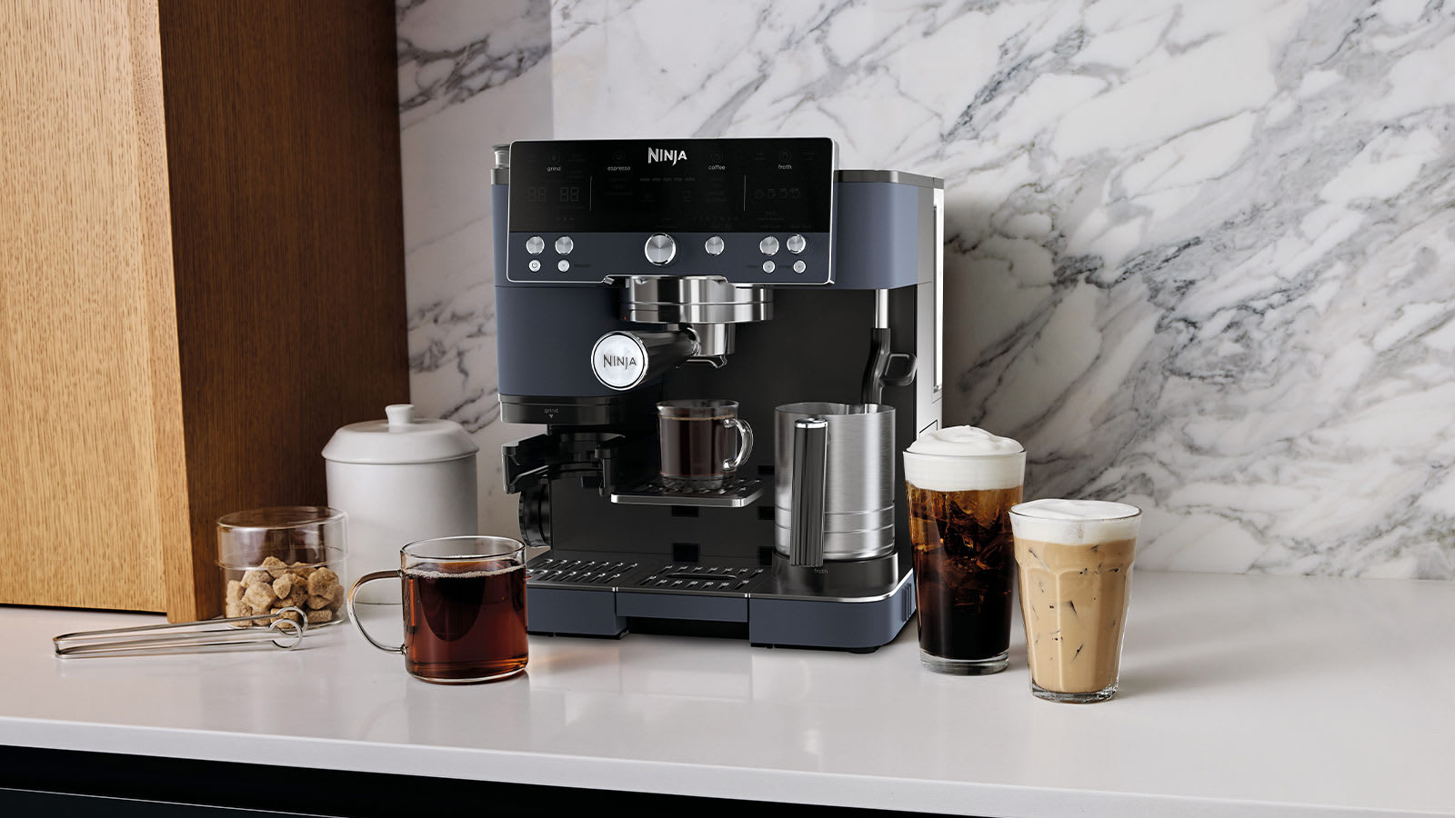ماكينة تحضير الإسبريسو Ninja Luxe Café Premier ES601