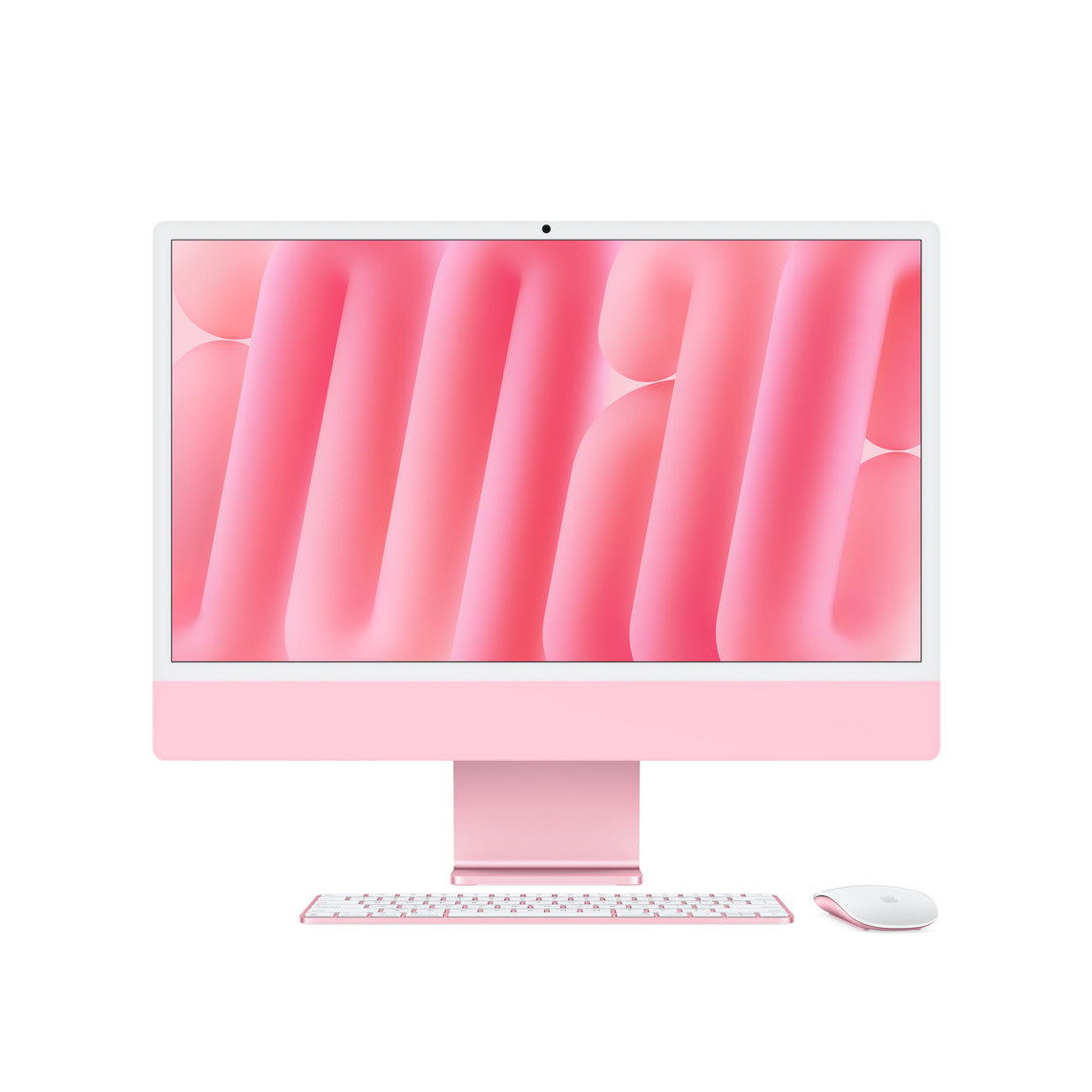 Apple iMac مقاس 24 بوصة بشريحة M4 و10 نوى لوحدة المعالجة المركزية و10 نوى لوحدة معالجة الرسوميات وذاكرة موحدة سعة 24 جيجابايت وقرص تخزين 512 جيجابايت