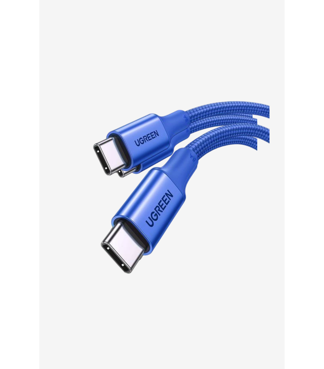 UGREEN USB-C to USB-C PD Fast Charging Braided Cable 100W Max 1m Blue