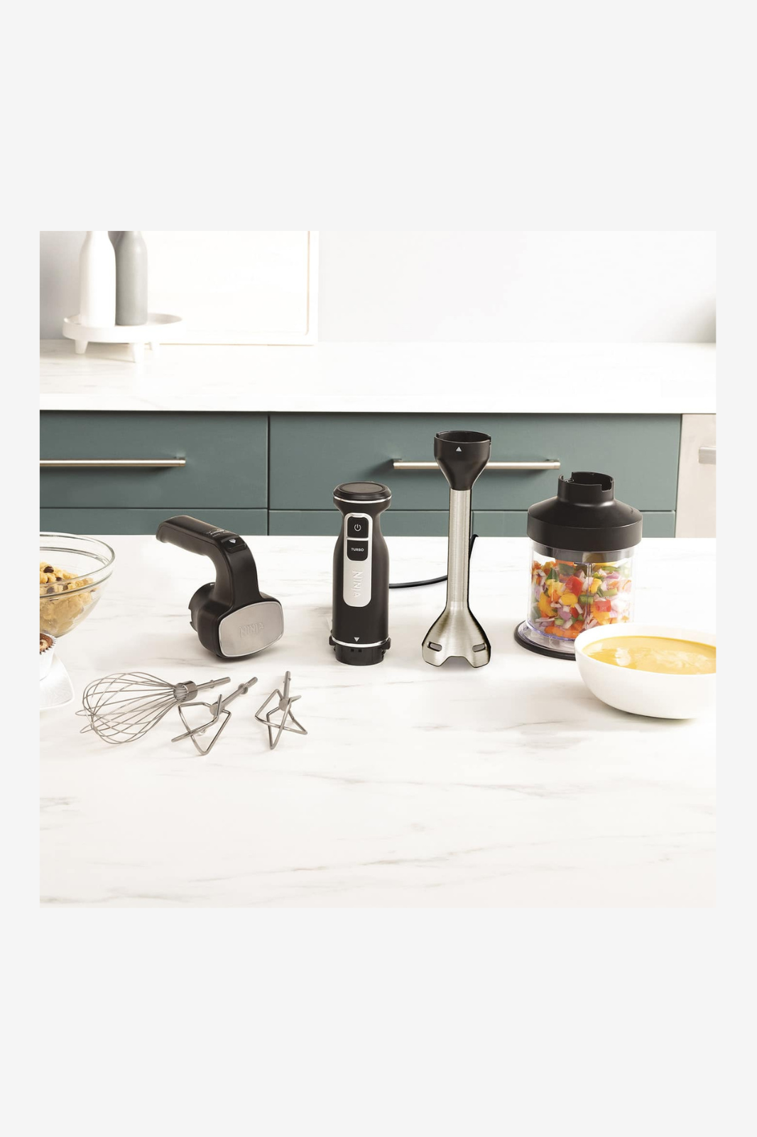 Ninja Foodi 3-in-1 Hand Blender, Mixer & Chopper CI100