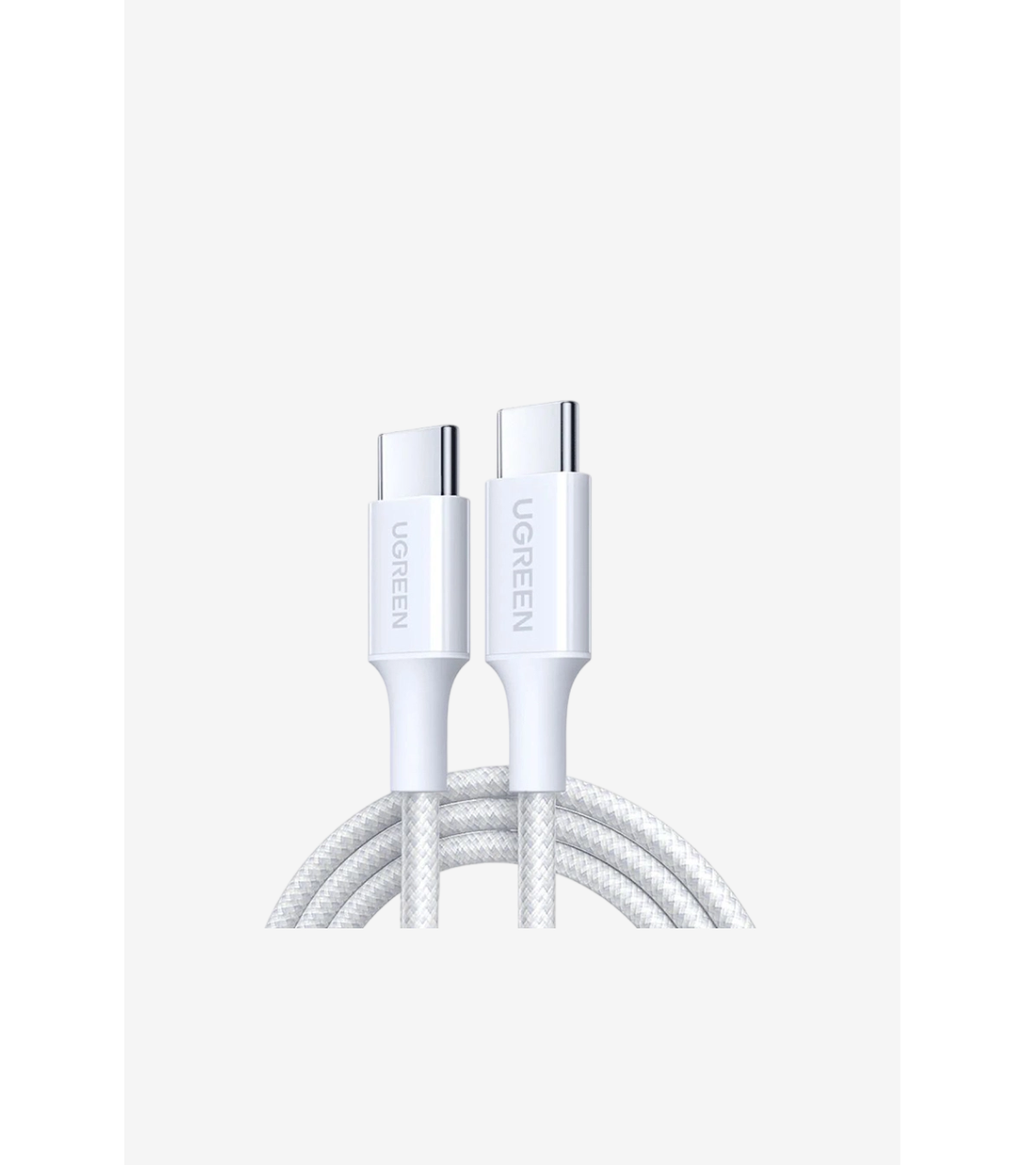 UGREENU USB 2.0 C M/M ABS Cover 1m (White) 60W